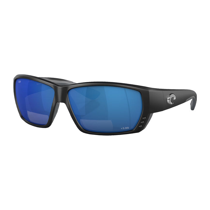 Costa Tuna Alley Readers Matte Black Blue Mirror C-Mate
