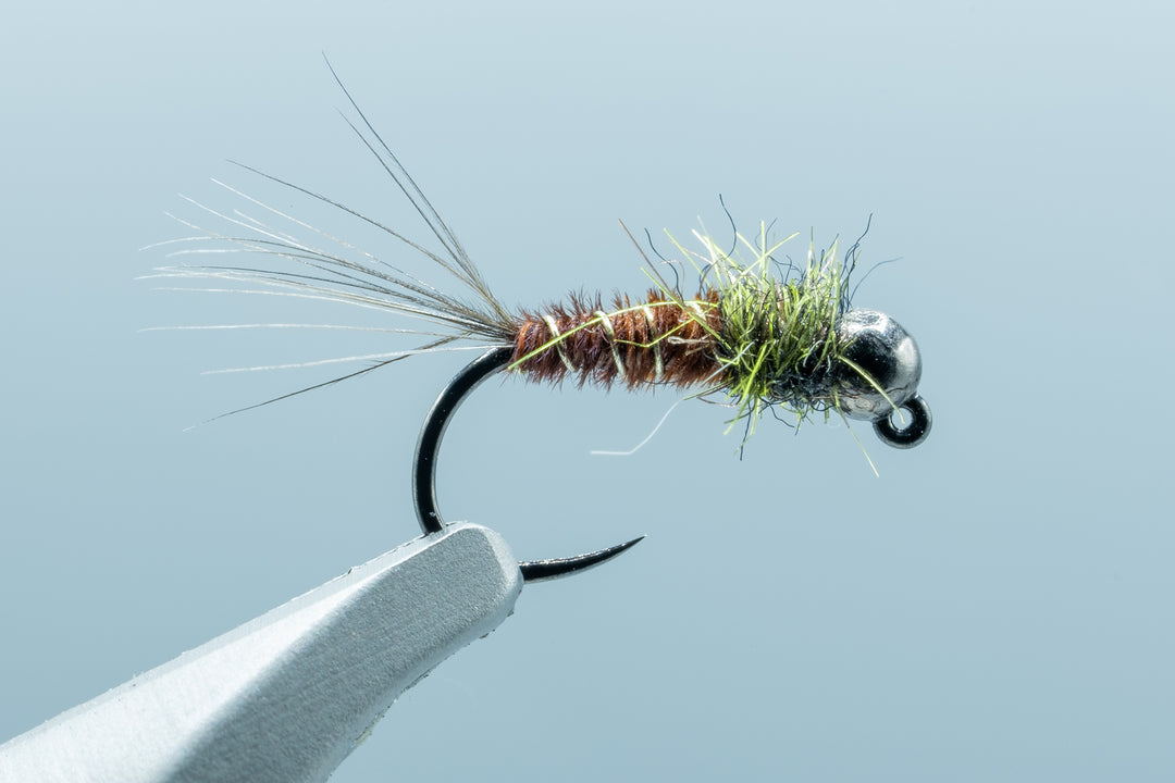 Jeff's Jiggy Pheasant Tail Red #18