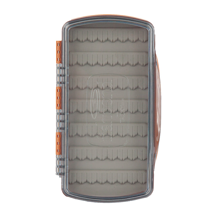 Fishpond Tacky Pescador Fly Box Medium Clear Burnt Orange