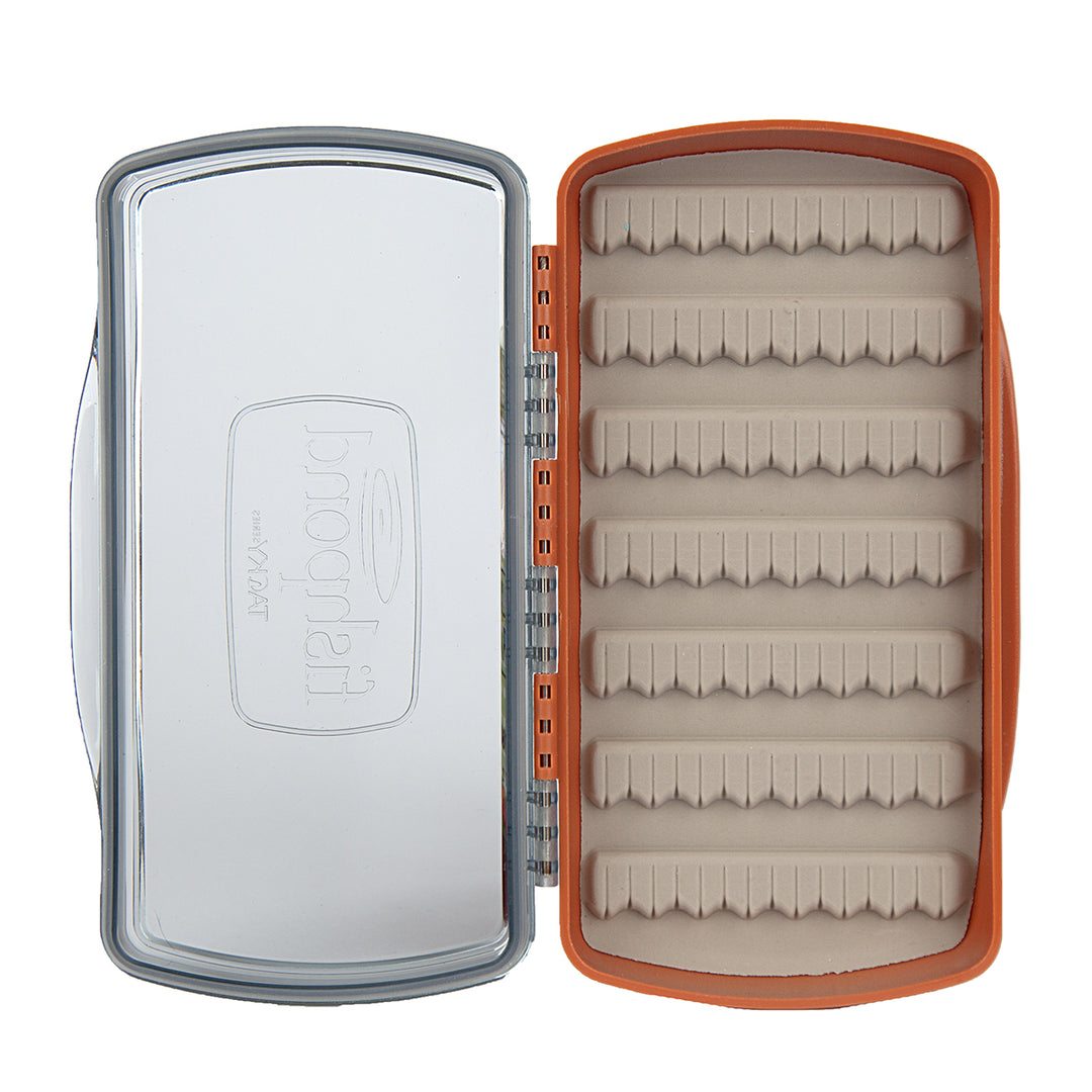 Fishpond Tacky Pescador Fly Box Medium Clear Burnt Orange