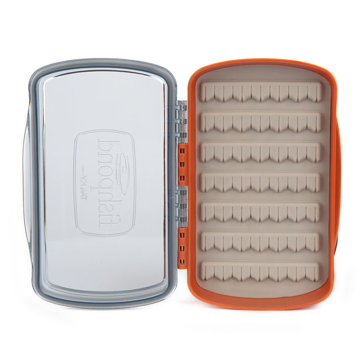 Fishpond Tacky Pescador Fly Box Small Clear Burnt Orange