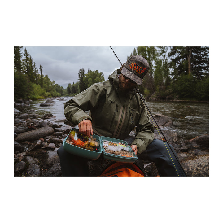 Fishpond Tacky Pescador Fly Box XL Dynamic Foam Smoke Grey