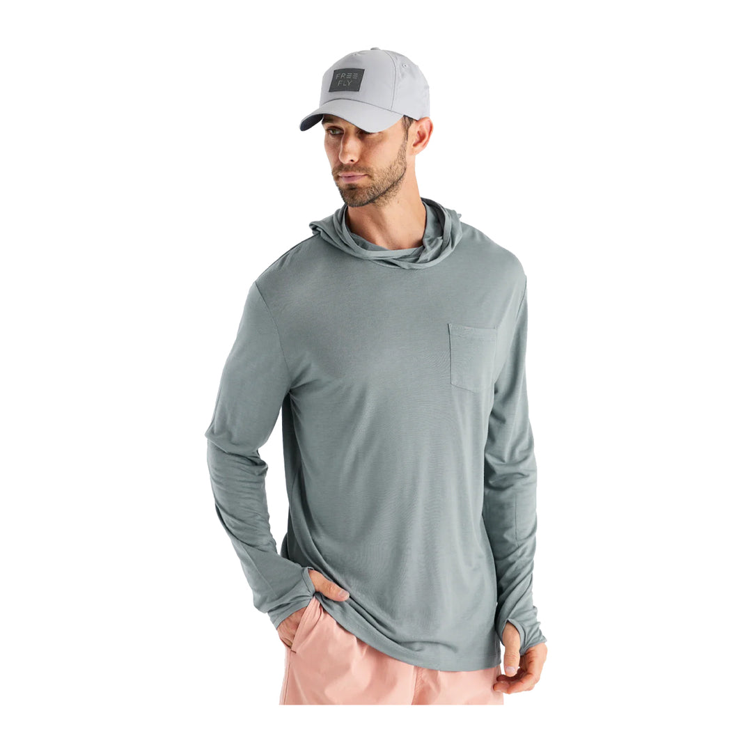Free Fly Bamboo Lightweight Hoodie Slate