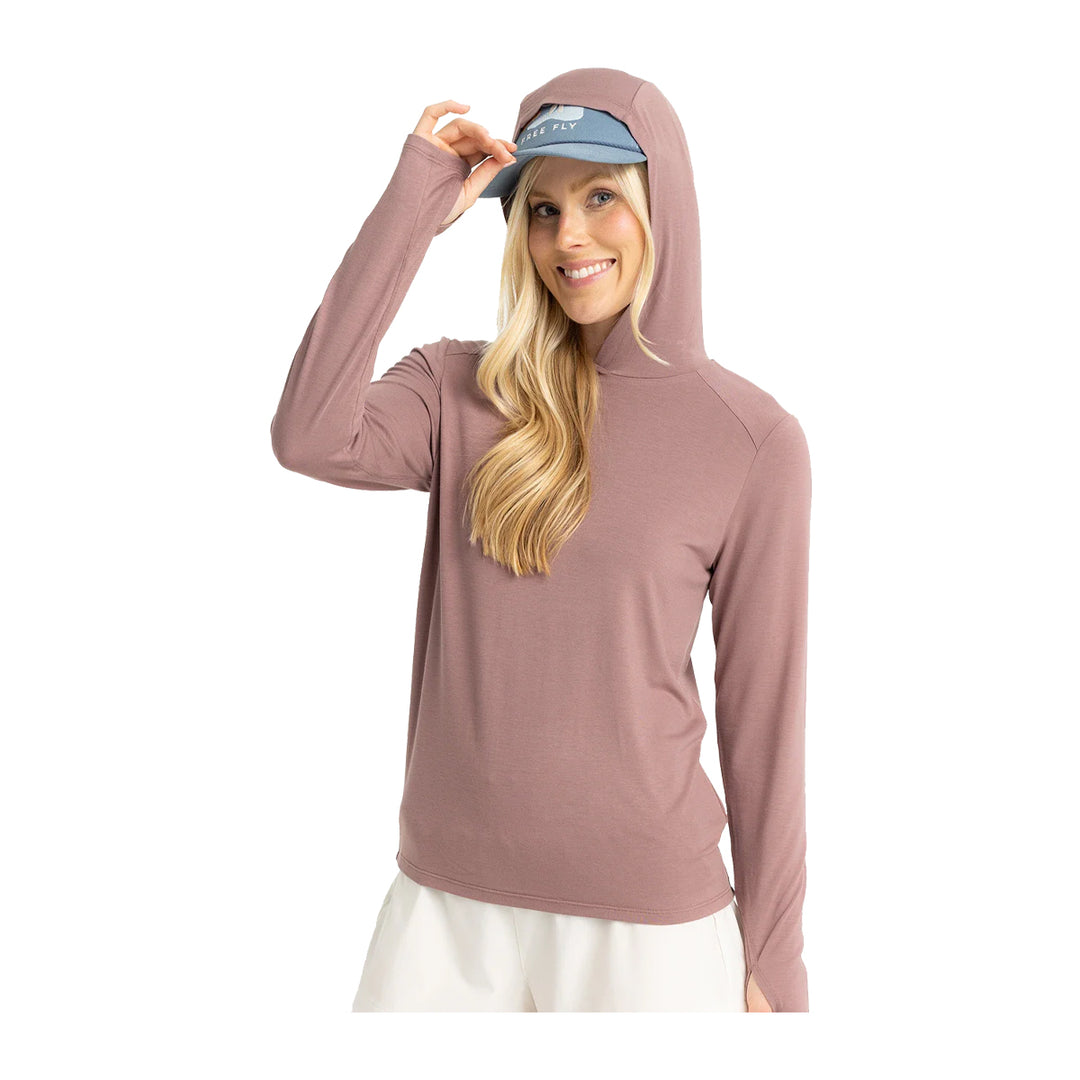 Free Fly Womens Bamboo Shade Hoodie II Fig