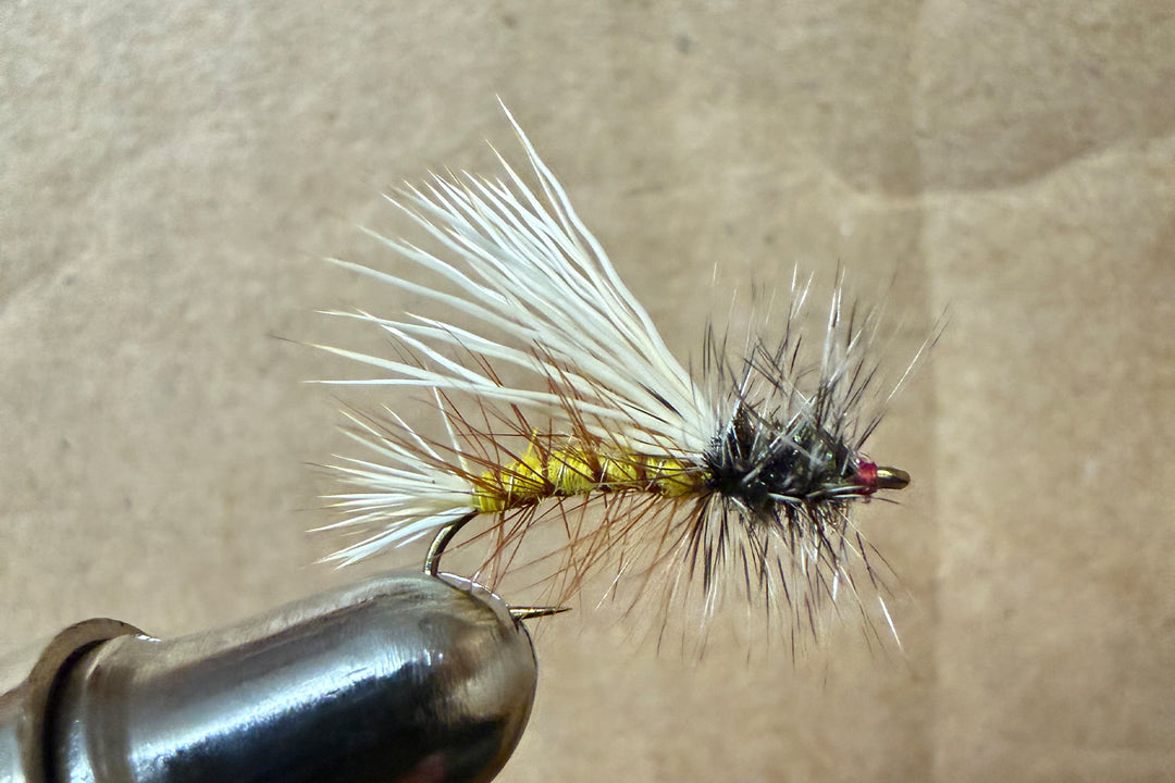 Stimulator Peacock/Yellow Brown Rubber Leg - 1 Doz.