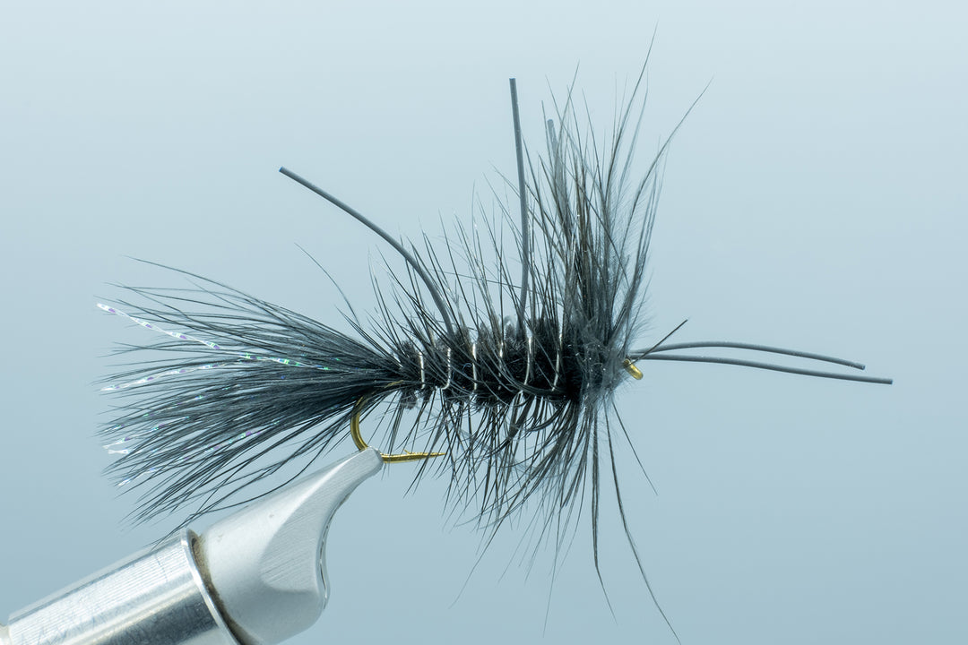 Woolly Bugger Black Rubber Legs - 1 Doz. #8 - 1 Doz.