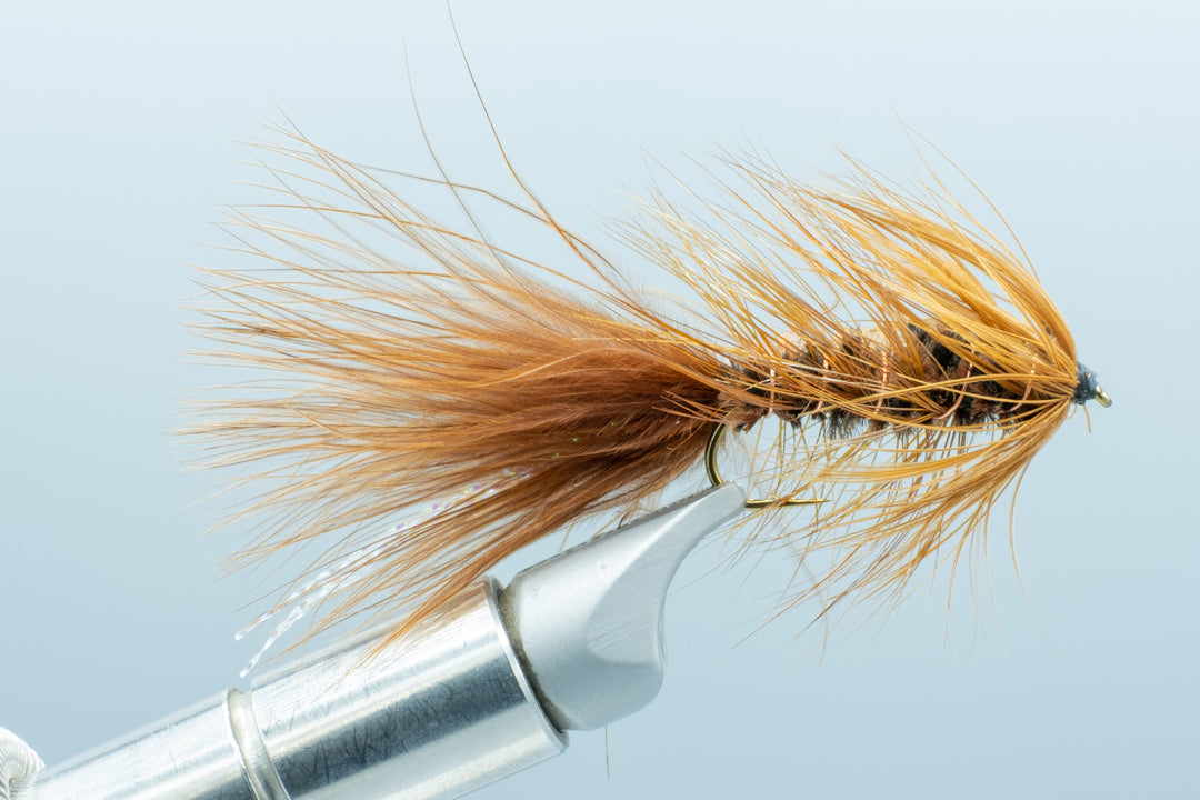 Woolly Bugger Brown - 1 Doz. #8 - 1 Doz.