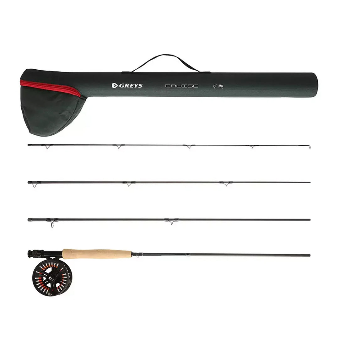 Greys Cruise Fly Rod/Reel Combo 5wt - 9'0" - 4pc