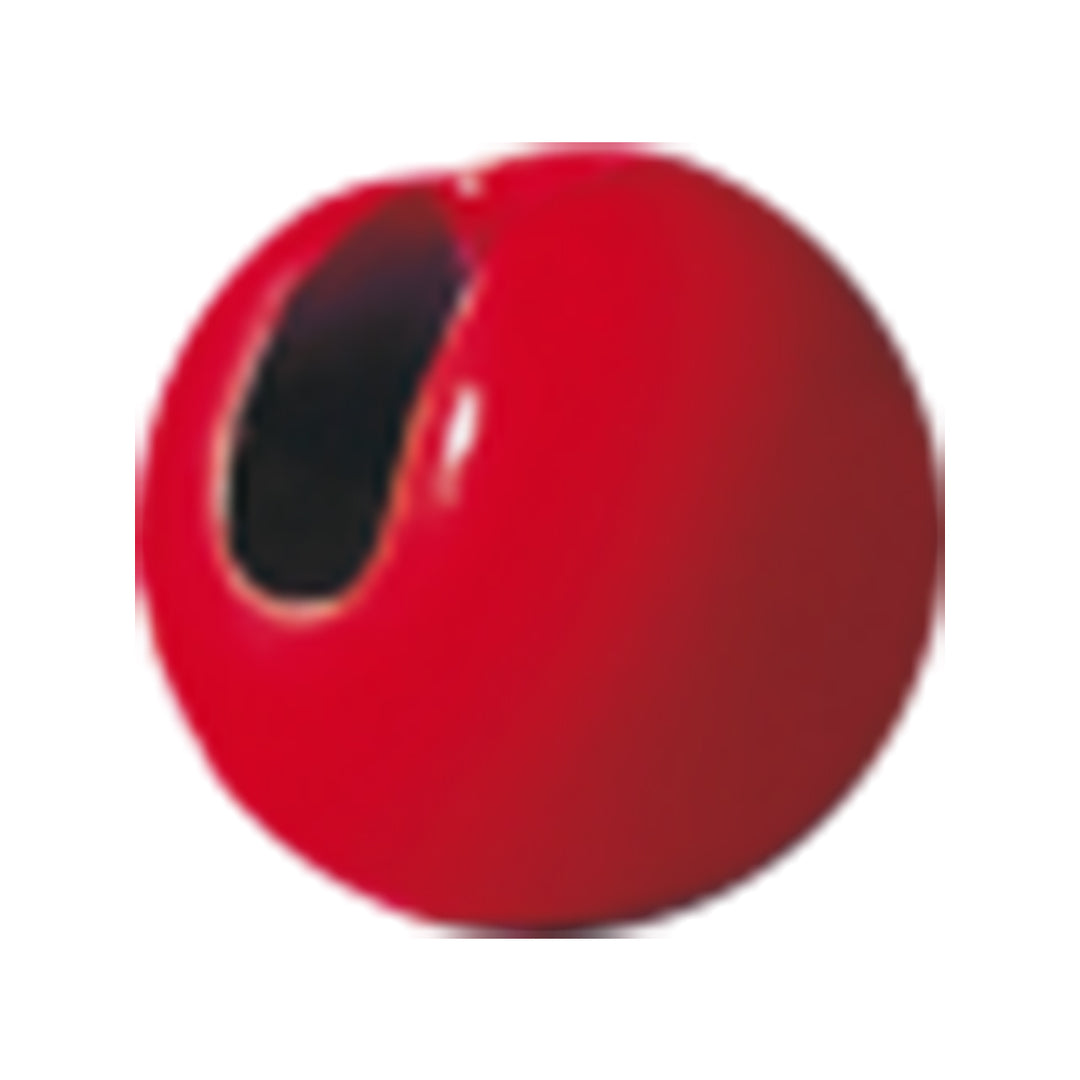 Hanak Tungsten Slotted Beads Fluoro+ Red