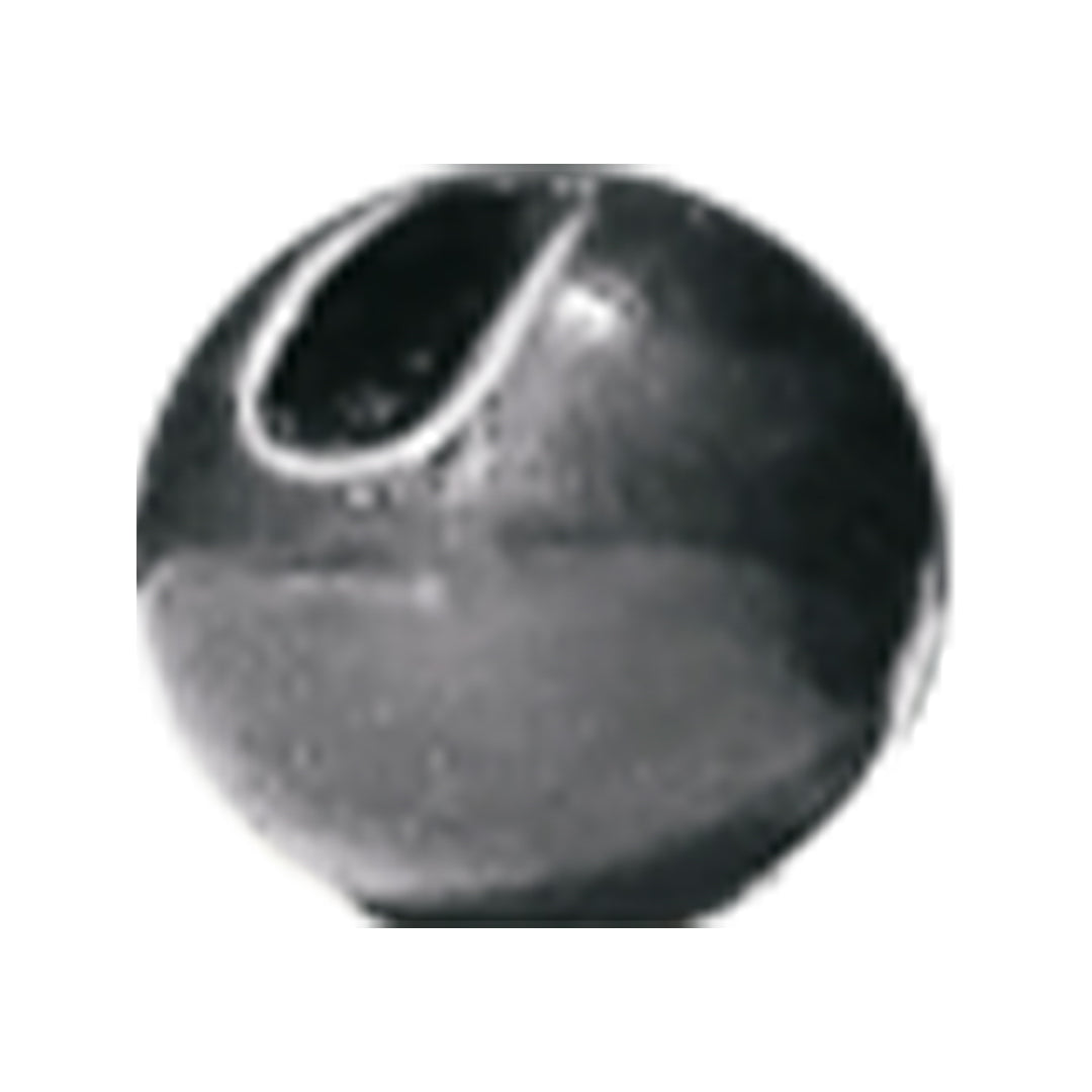 Hanak Tungsten Slotted Beads Round+ Black Nickel