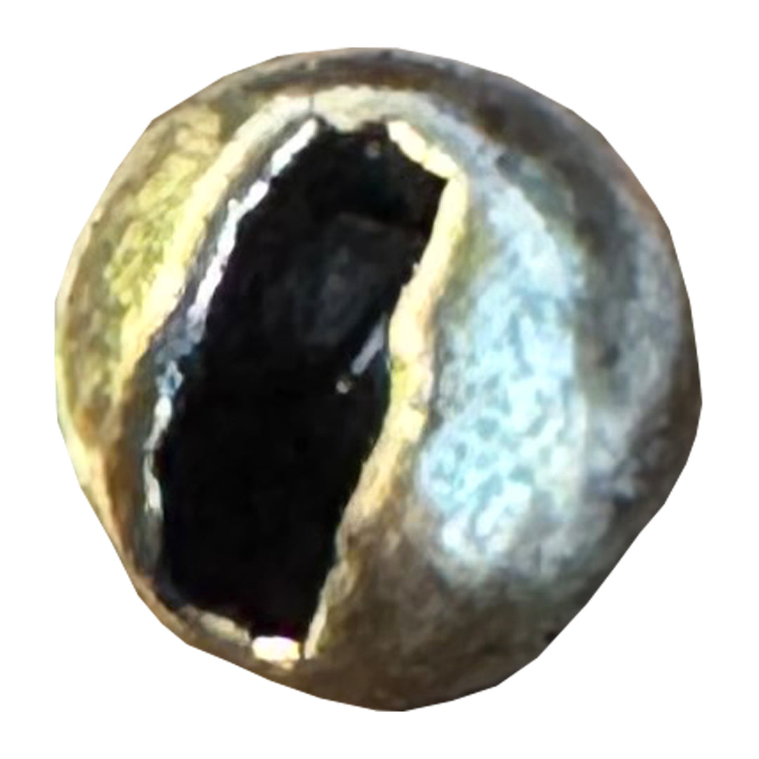 Hanak Tungsten Slotted Beads Round+ Matte Bronze