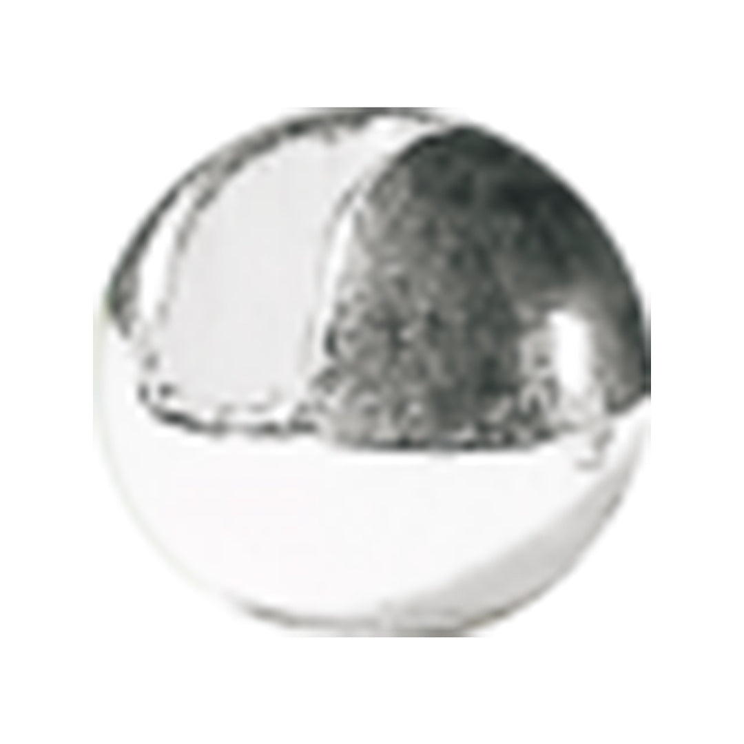 Hanak Tungsten Slotted Beads Round+ Silver