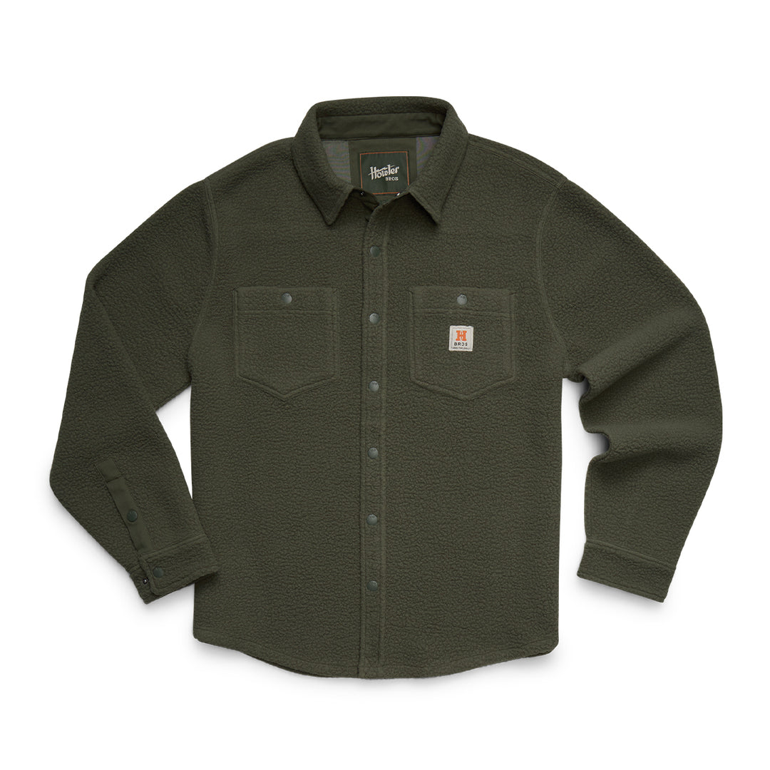 Howler Bros Allegheny Fleece Overshirt Beetle
