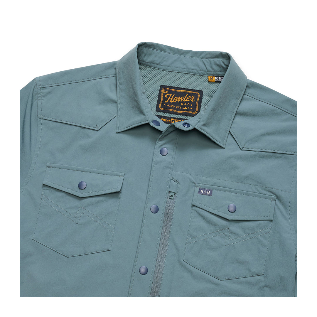 Howler Bros Emerger Tech LS Shirt Storm Sea