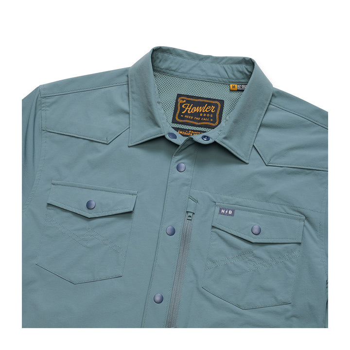 Howler Bros Emerger Tech LS Shirt Storm Sea