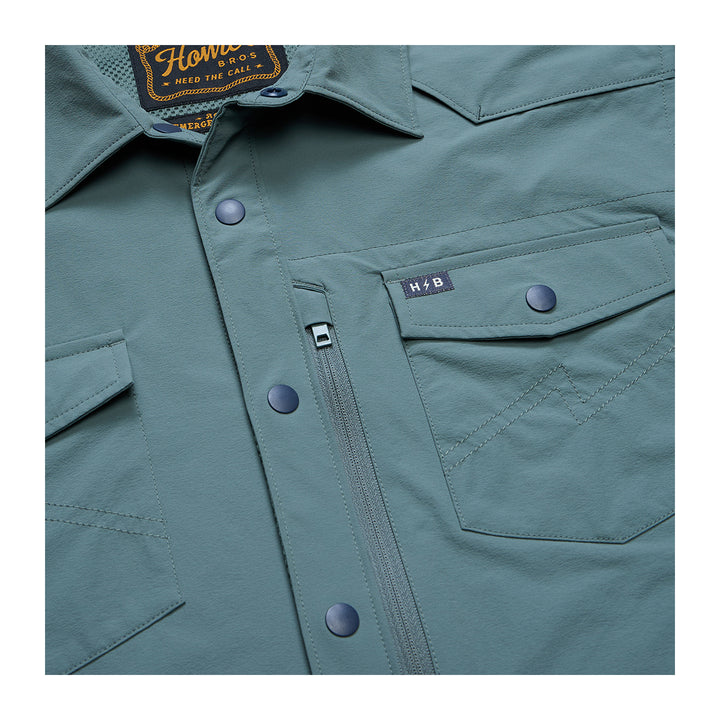 Howler Bros Emerger Tech LS Shirt Storm Sea