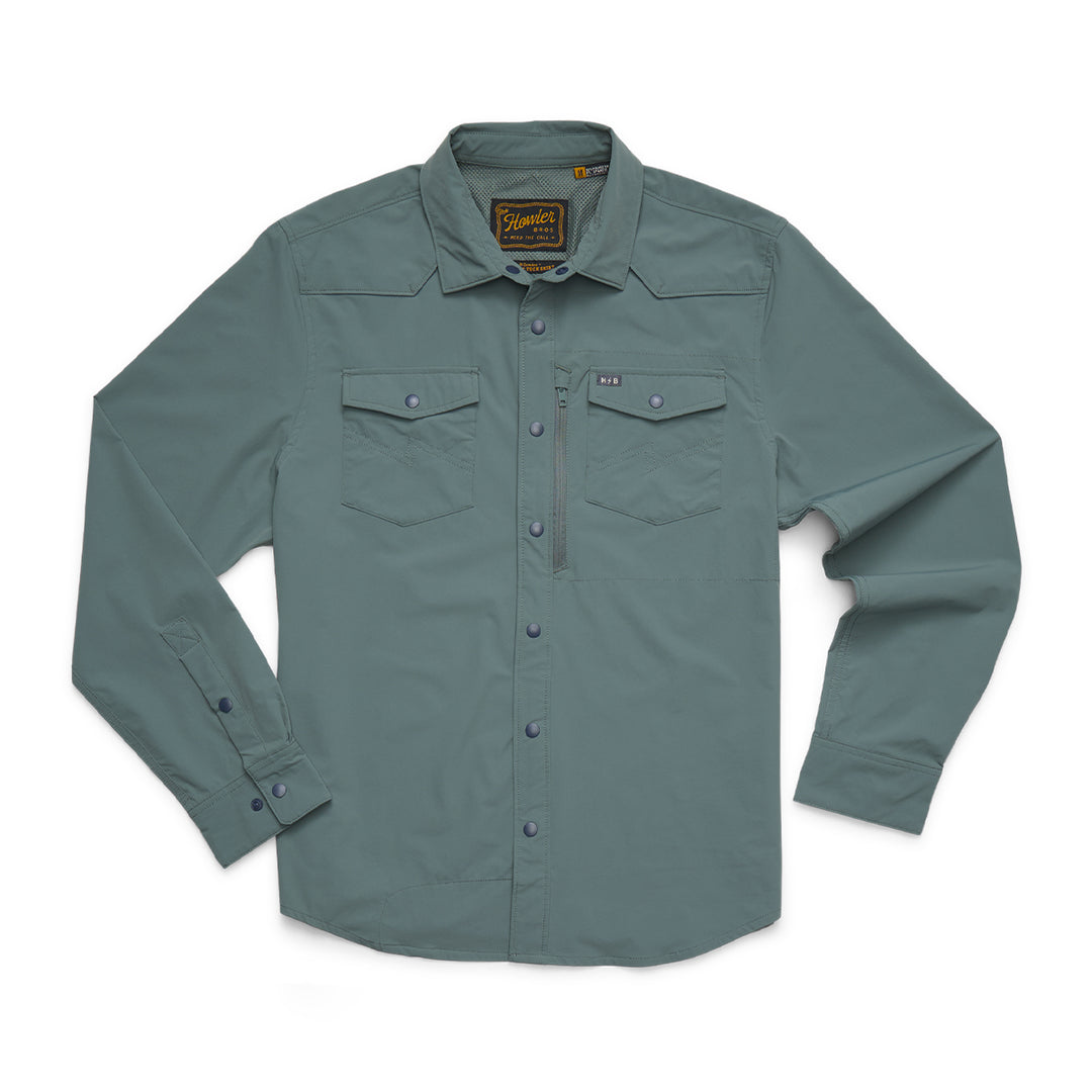 Howler Bros Emerger Tech LS Shirt Storm Sea