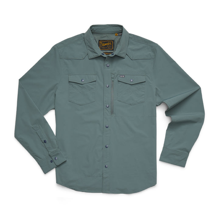Howler Bros Emerger Tech LS Shirt Storm Sea