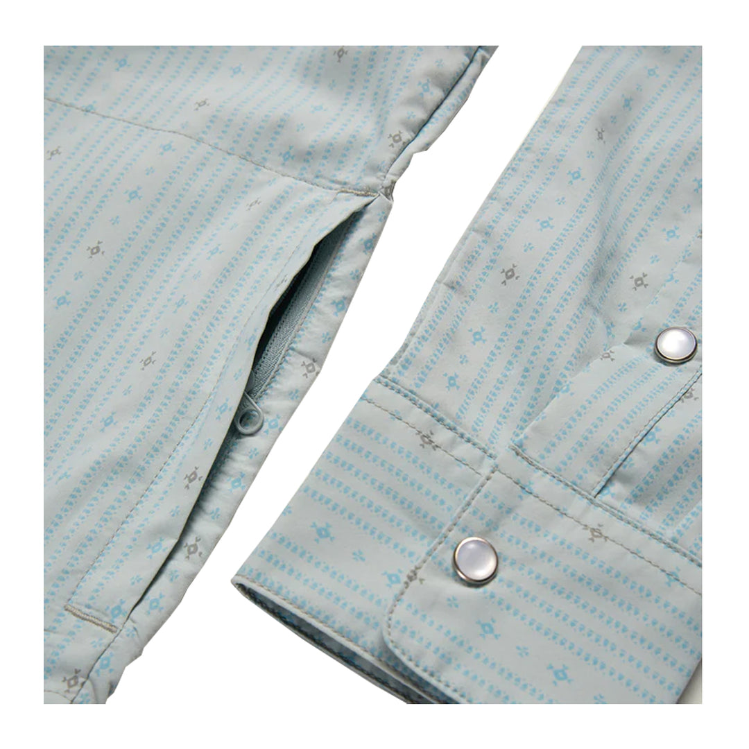 Howler Bros H Bar B Tech Longsleeve - Supernova Stripe : Ash Blue