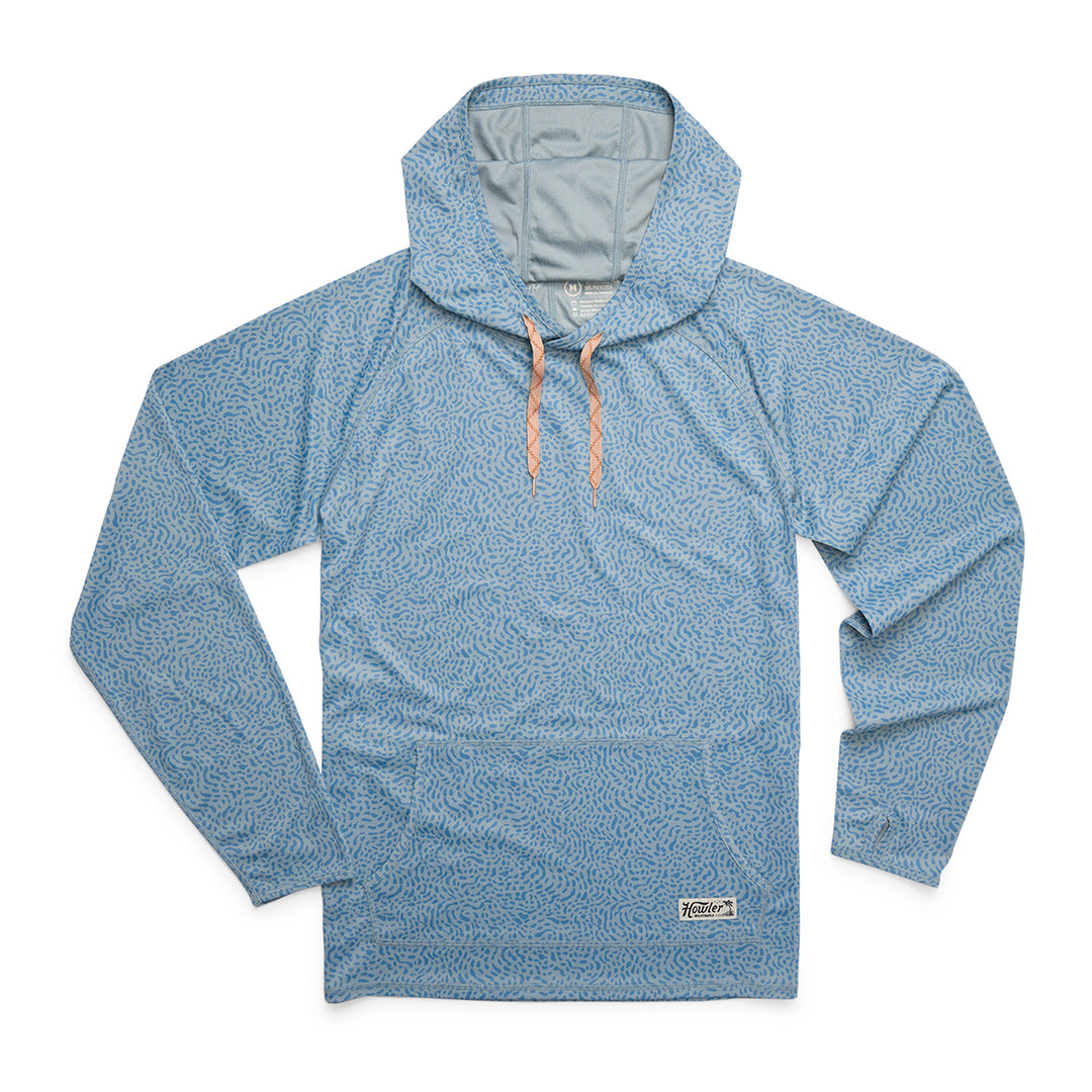 Howler Bros Loggerhead Hoodie Pond Patterns: Iron Blue