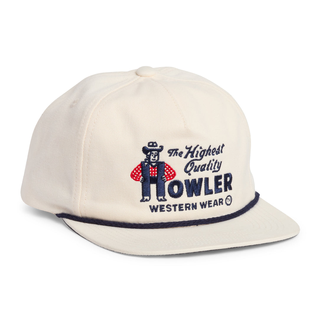 Howler Bros Unstructured Snapback Hat Howler Western Wear: Bone