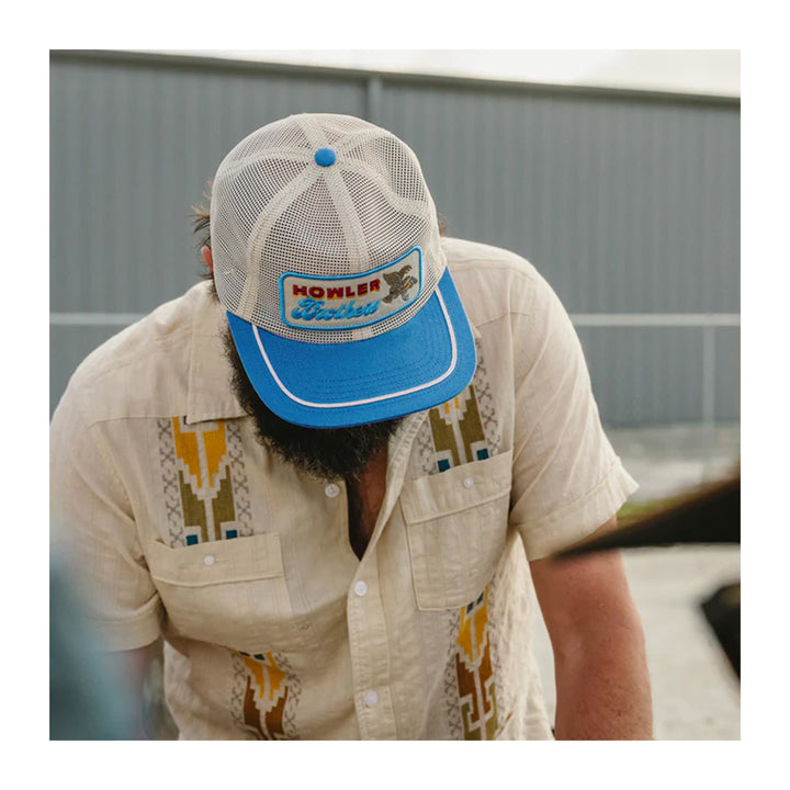Howler Bros Unstructured Snapback Hats - Feedstore : Osprey Prey : Stone / Blue