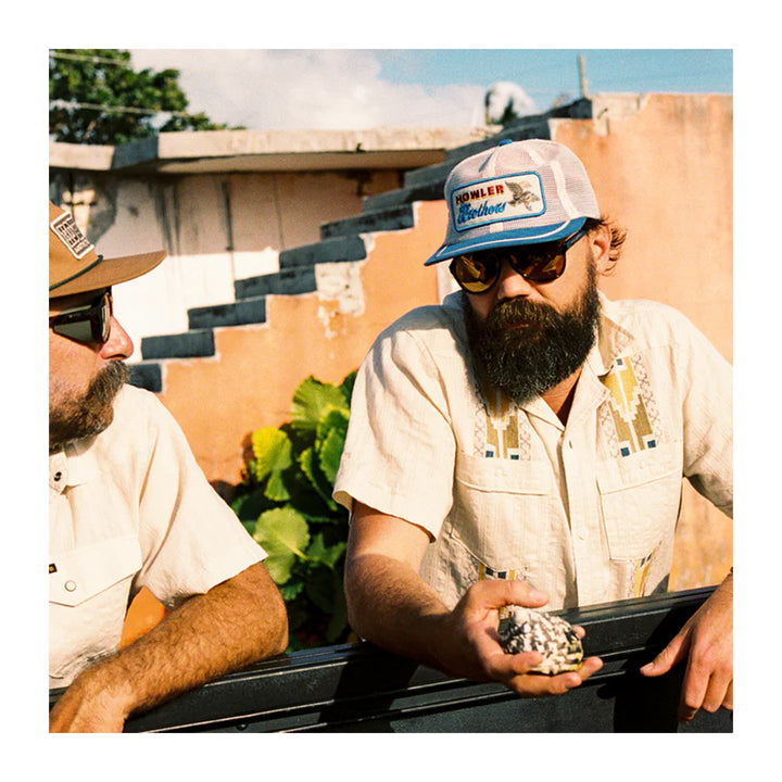 Howler Bros Unstructured Snapback Hats - Feedstore : Osprey Prey : Stone / Blue