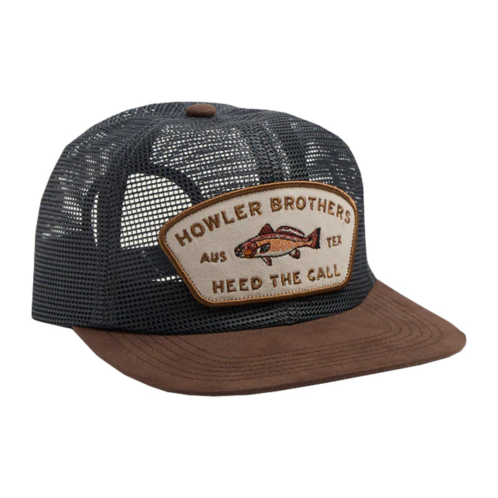 Howler Bros Unstructured Snapback Hats - Feedstore : Redfish : Brown / Grey