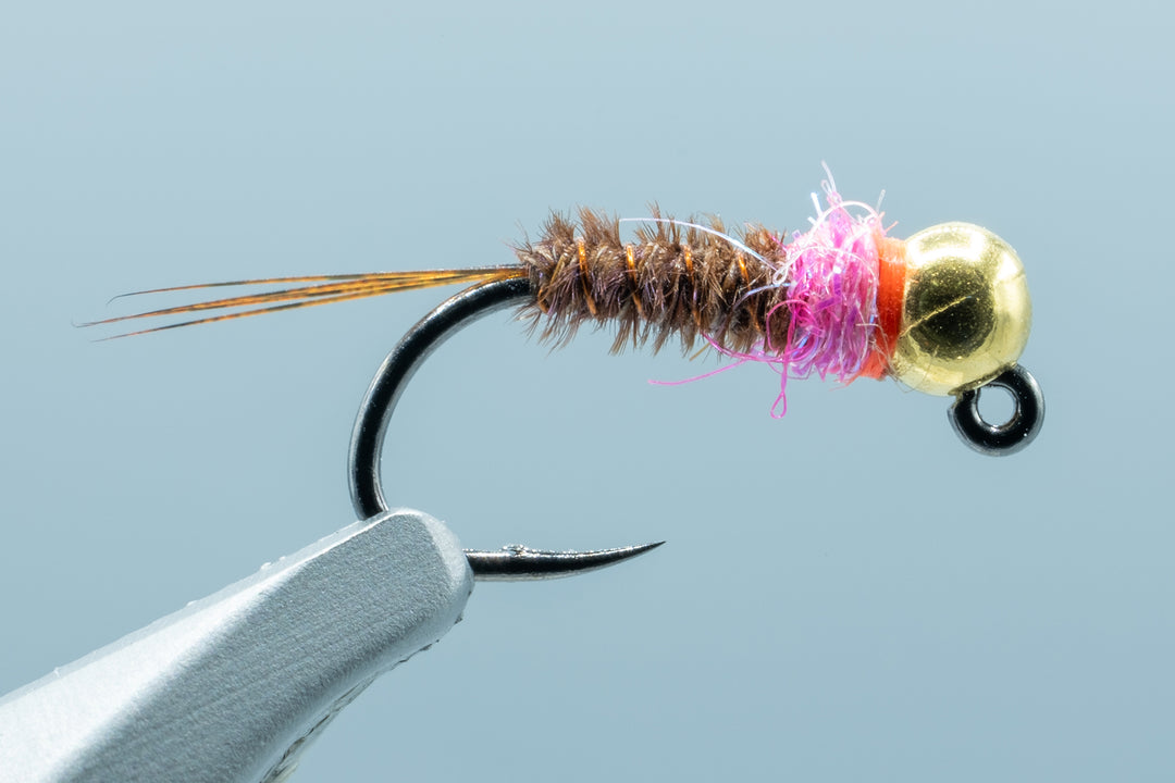 Barbless Jig Frenchie Pink