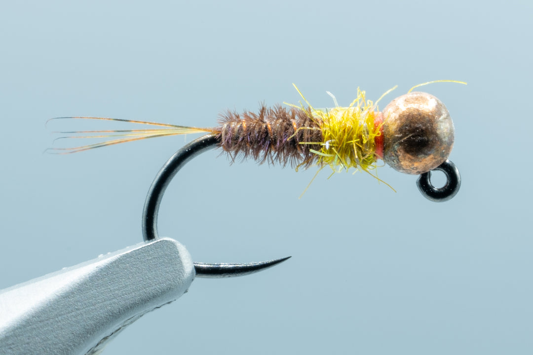 Barbless Jig Frenchie Yellow