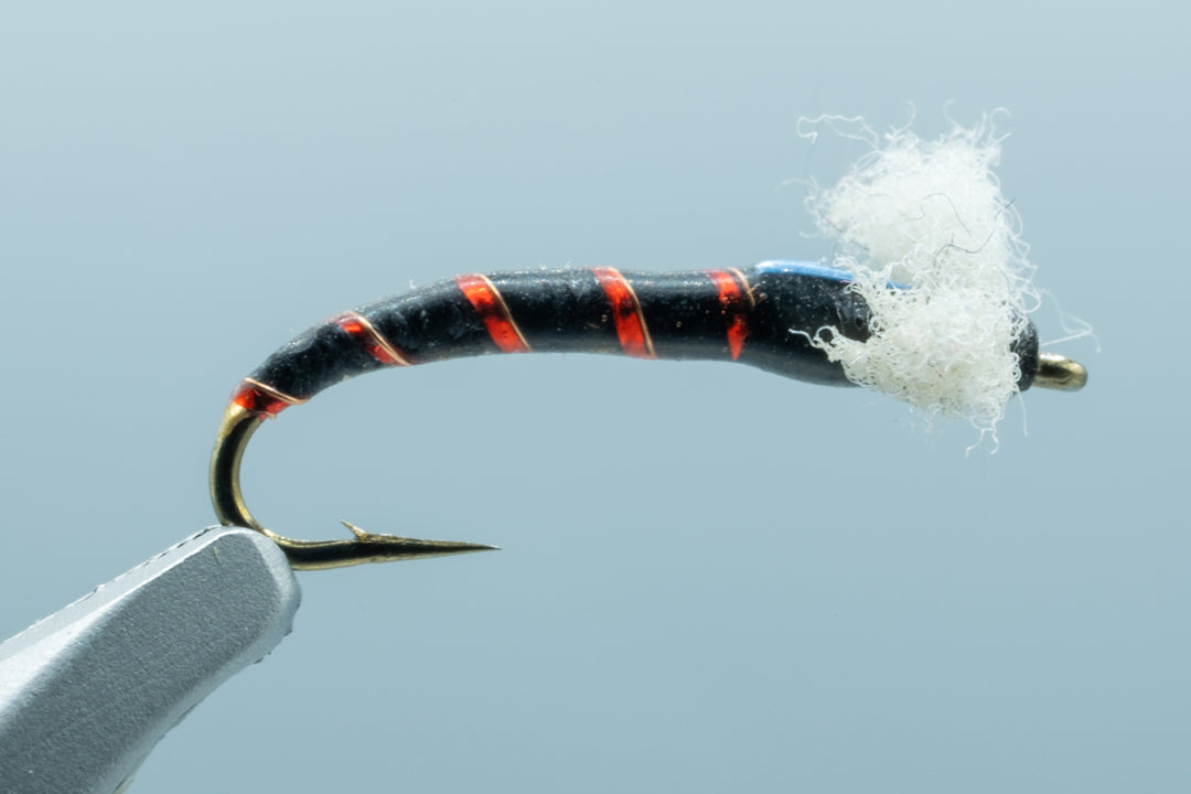 Chan's BH Chironomid Bomber Black/Red #14