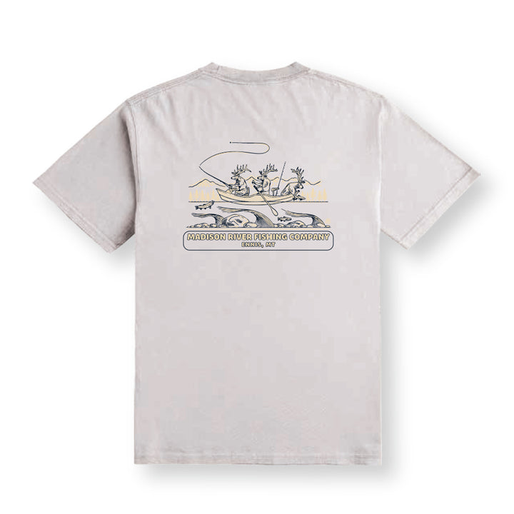 MRFC Logo Casey Underwood Elk Float S/S T-Shirt Pewter