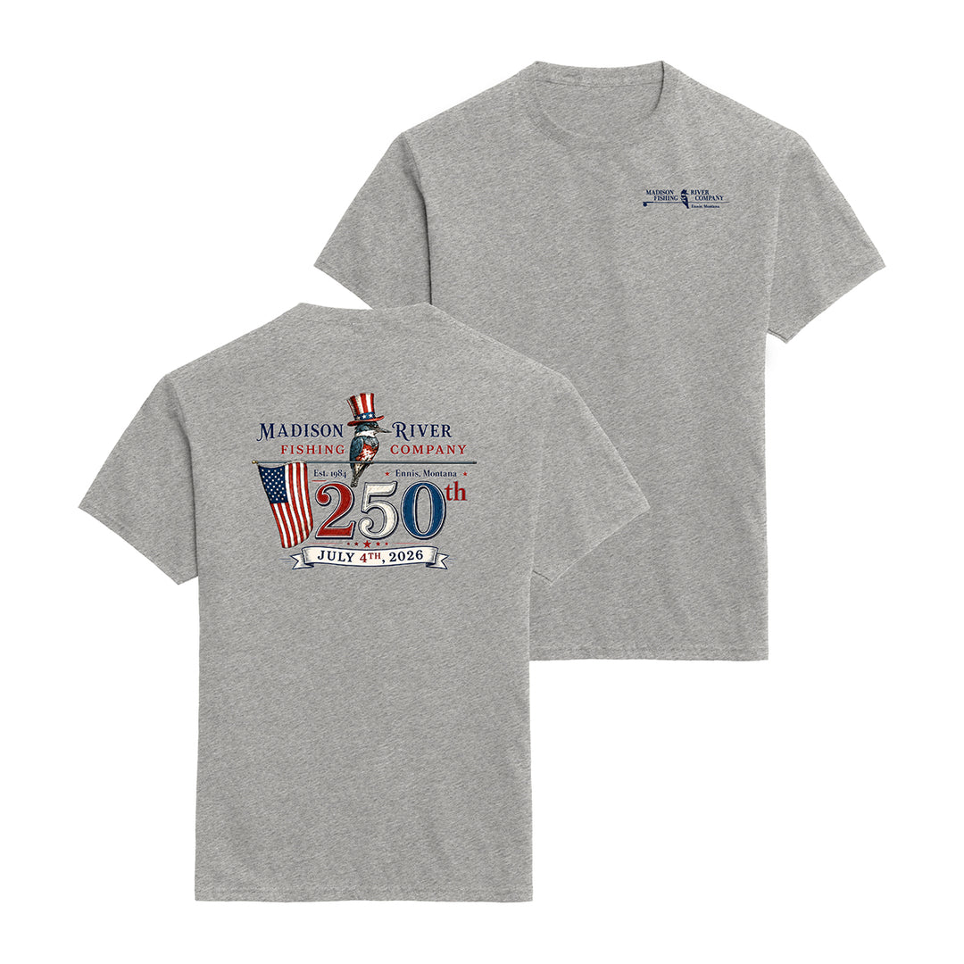 MRFC Logo "Uncle Sam 250th" S/S T-Shirt Heather Grey