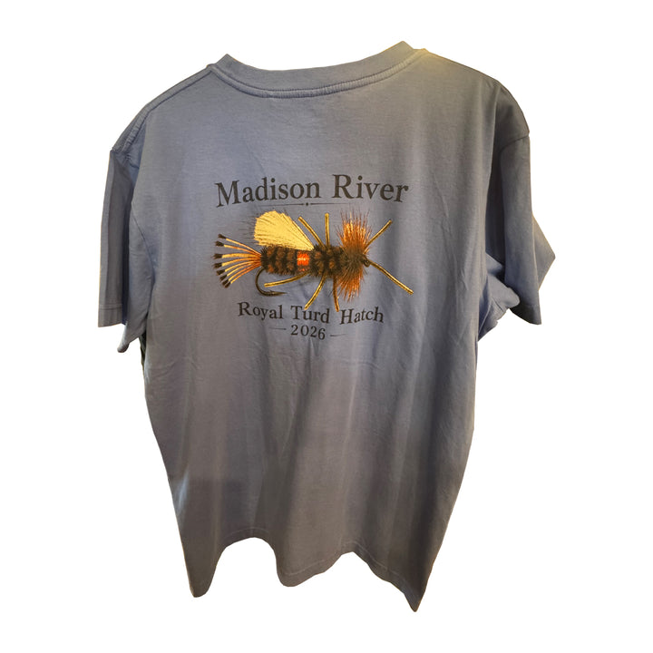 MRFC Madison River Royal Turd Hatch 2026 T-Shirt Regatta Blue
