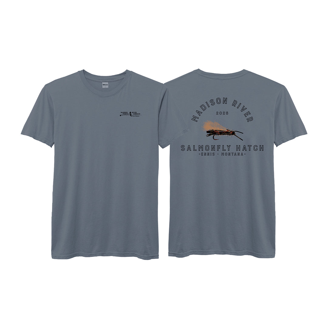 MRFC Salmonfly Hatch 2026 T-Shirt Washed Denim