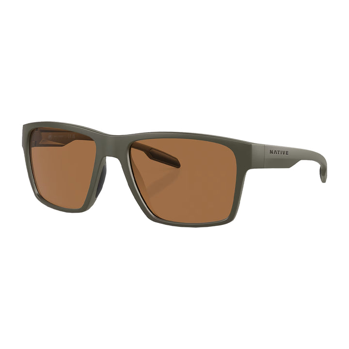 Native Breck Matte Olive Brown Polarized