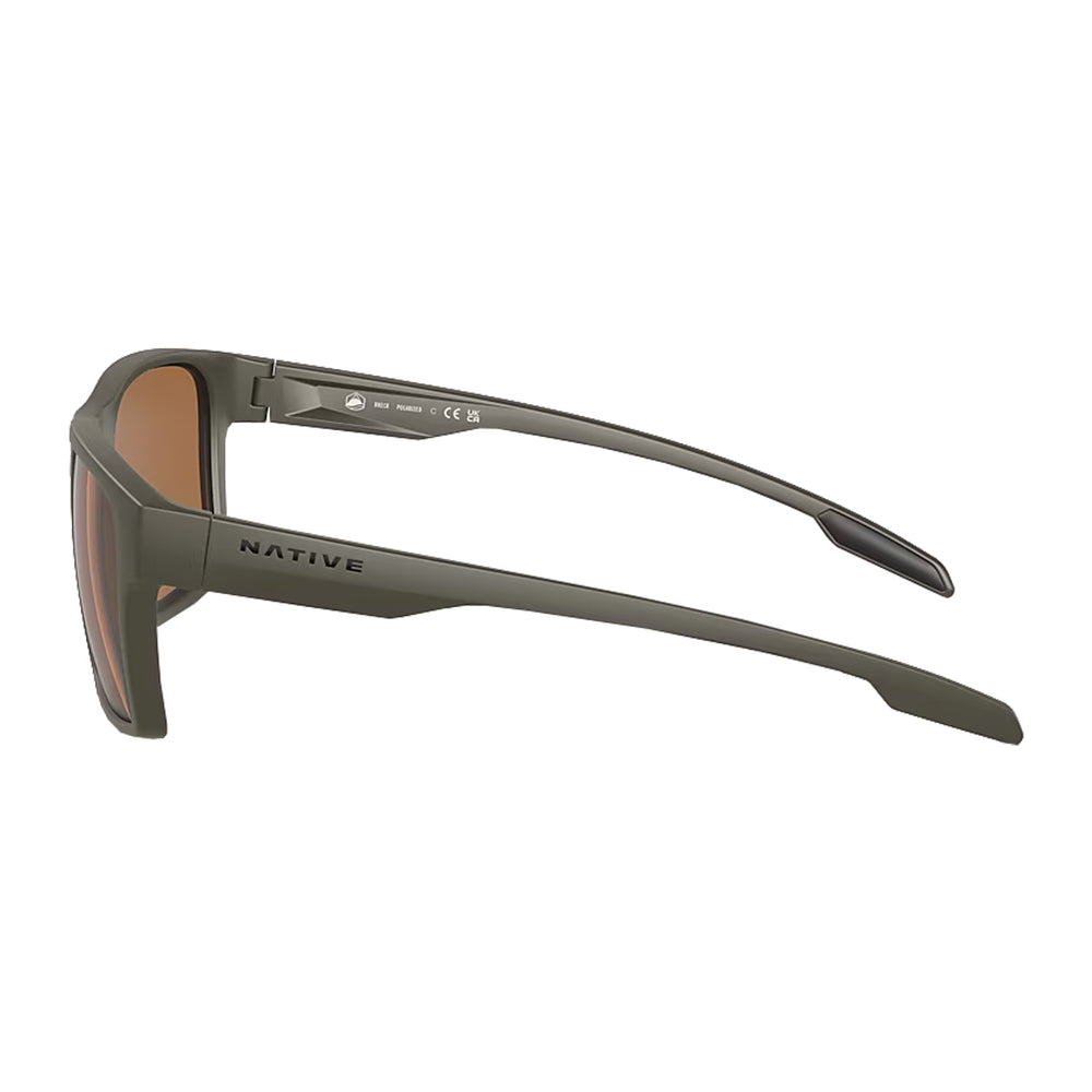 Native Breck Matte Olive Brown Polarized