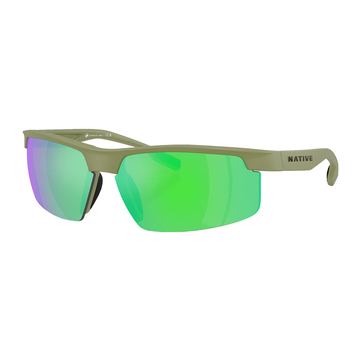 Native Ridge-Runner Crest Forest Mist Green Mirror P