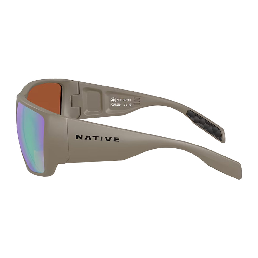 Native Sightcaster II Desert Tan Green Mirror Polarized