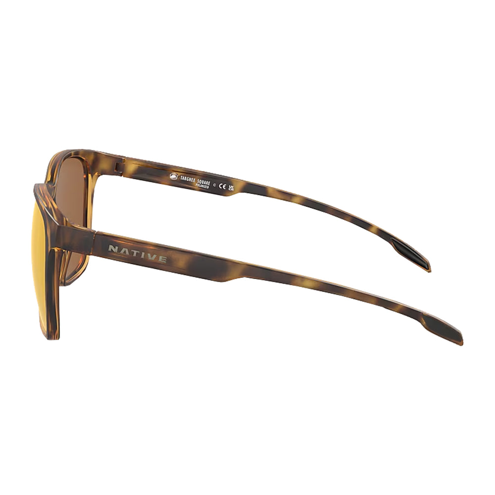 Native Targhee Square Matte Tortoise Bronze Mirror Polarized