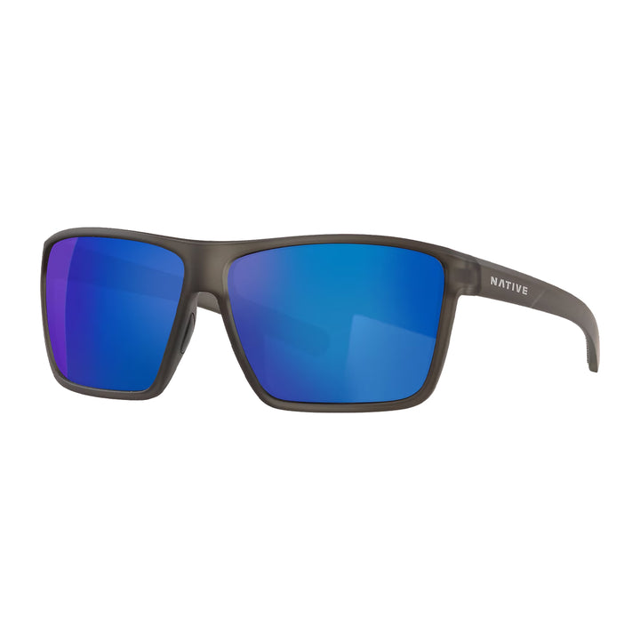 Native Wells XL Smoke Crystal Blue Mirror Polarized