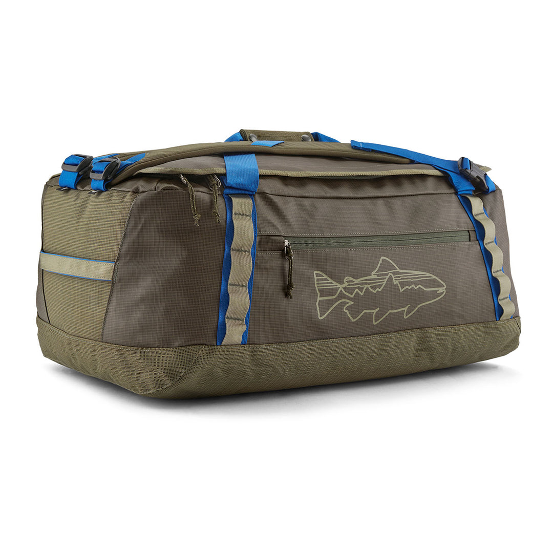 patagonia arbor duffel forestland 60L Worn Wear A zippered exterior pocket holds all the stuff you need to access quickly Patagonia Black Hole Duffel 55L