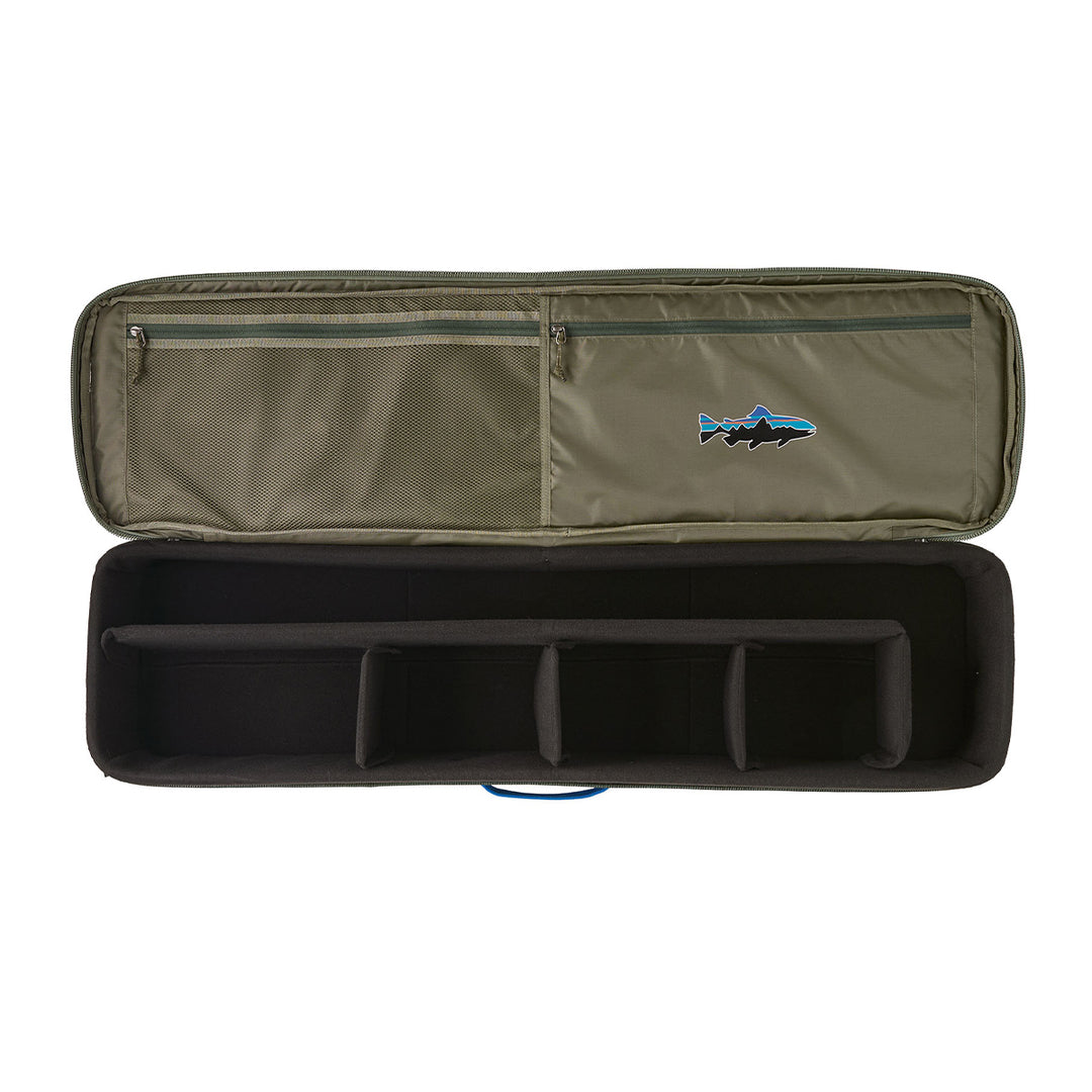 Patagonia Black Hole Rod Case Basin Green w/Fitz Roy Trout