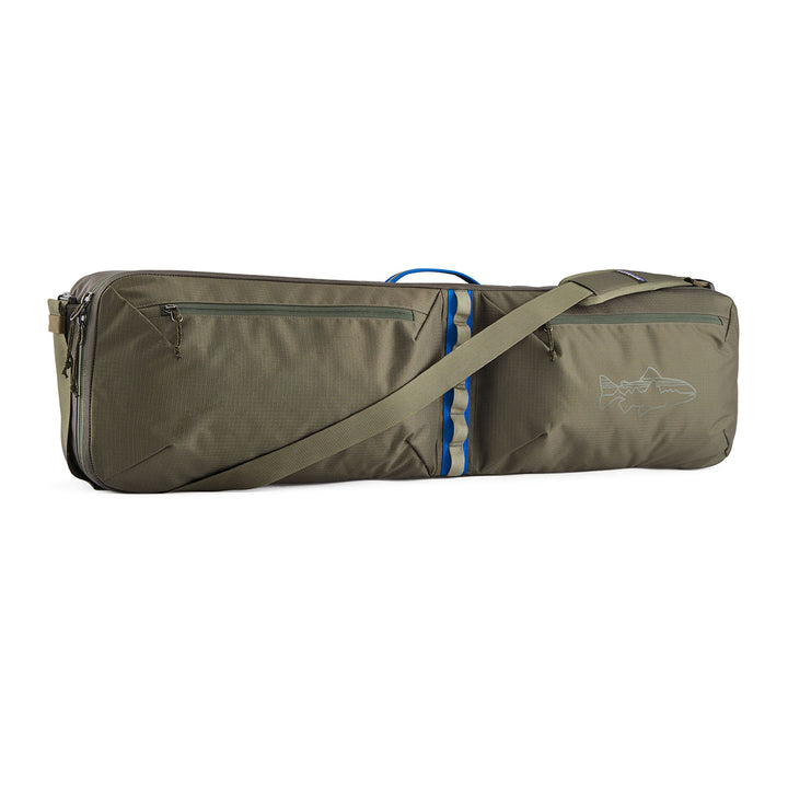 Patagonia Black Hole Rod Case Basin Green w/Fitz Roy Trout