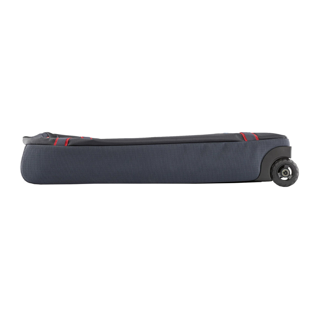 Patagonia Black Hole Wheeled Duffel 100L Smolder Blue w/Amanita Red