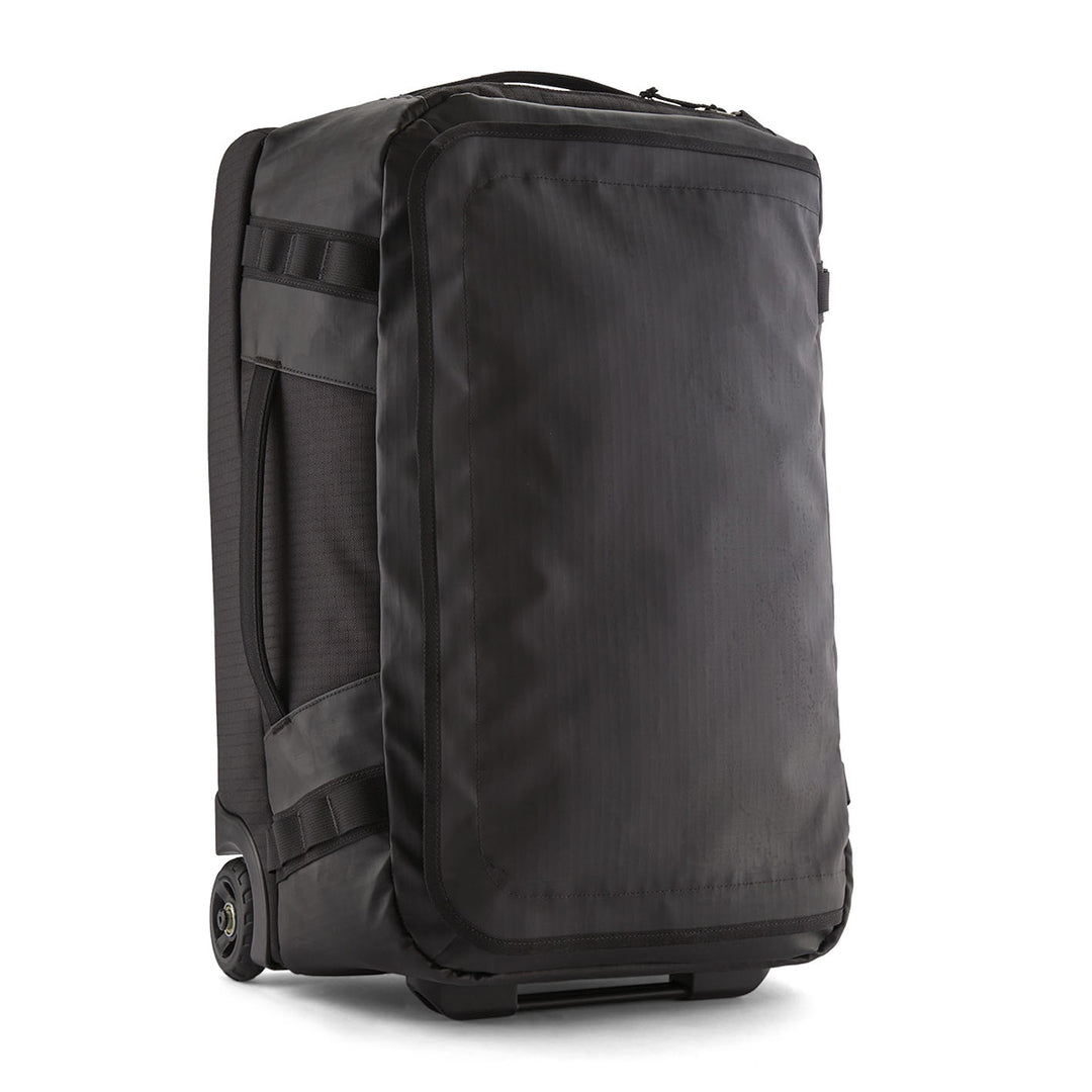patagonia black holes sales Patagonia Black Hole Wheeled Duffel 40L Black w/Black – Madison River Fishing Company
