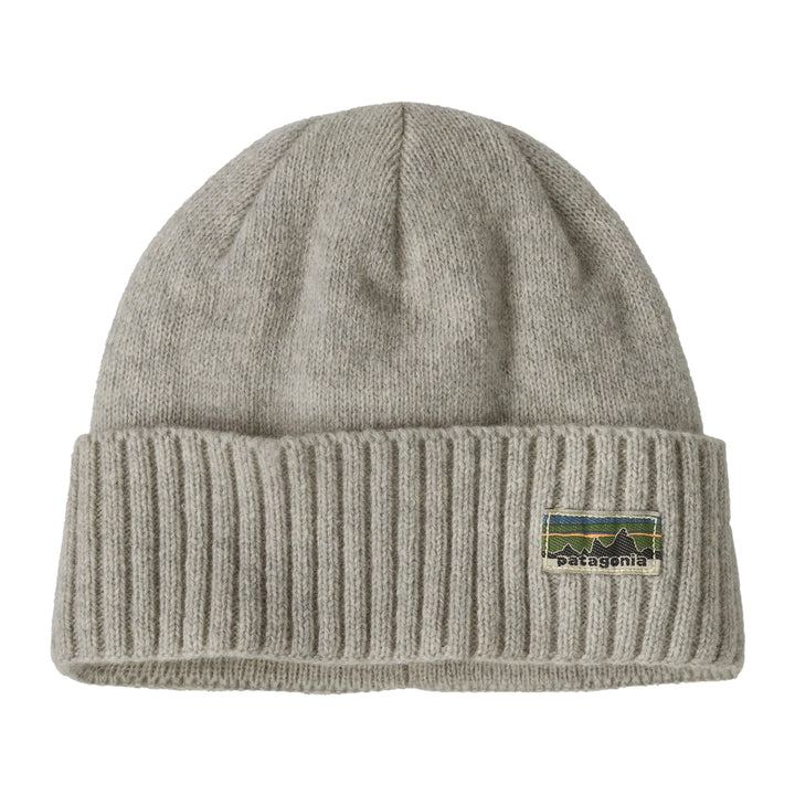 Patagonia Brodeo Beanie OG Legacy Label: Crisp Grey