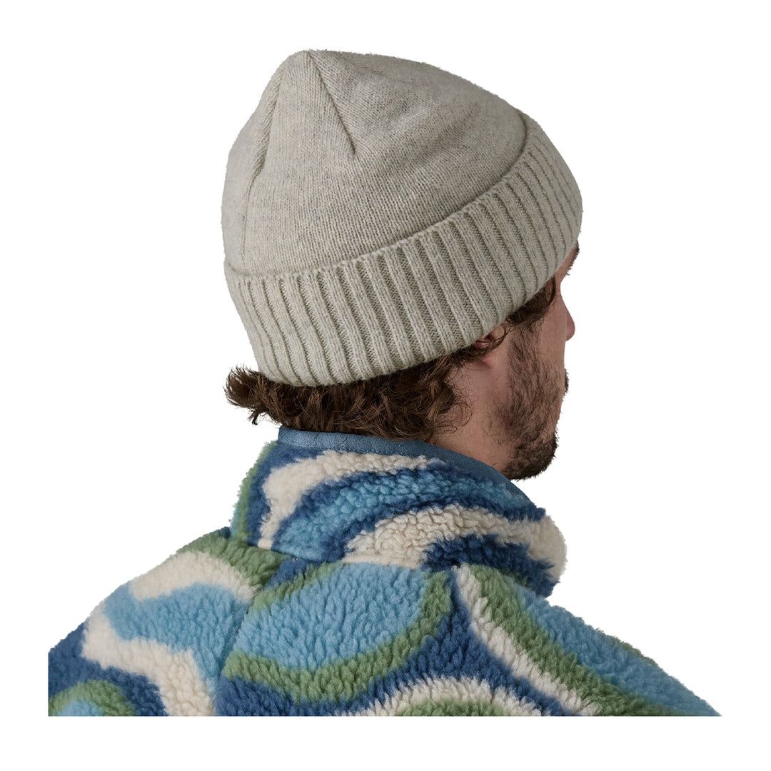 Patagonia Brodeo Beanie OG Legacy Label: Crisp Grey