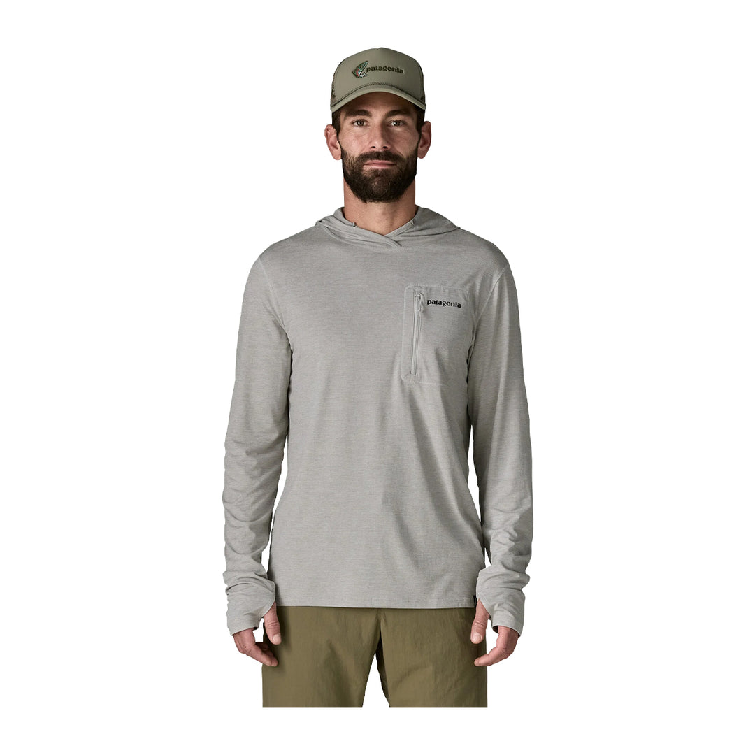 Patagonia Cap Cool Sun Hoody - Fitz Roy Trout Crisp Grey - Salt Grey X-Dye