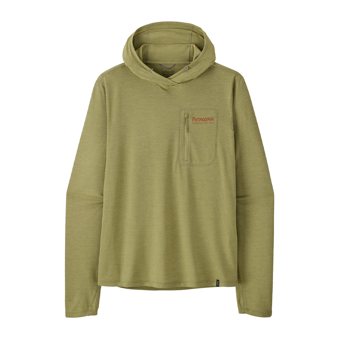 Patagonia Cap Cool Sun Hoody - Water People Banner Gumtree Green - Light Gumtree Green X-Dye